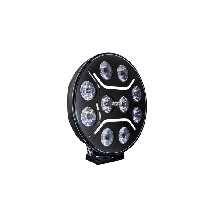 Strands Dark Knight Intense 9 inch full LED verstraler - geschikt voor 12 en 24 volt gebruik - Strands 270928 - EAN: 7350133816379