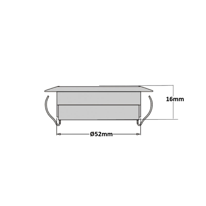 Dasteri LED interieur lamp ROOD - LED interieur spot die geschikt is voor een vrachtwagen cabine - RODE LED SPOT DIMBAAR