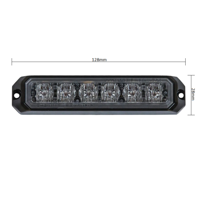 Strands mini LED flitser wit
