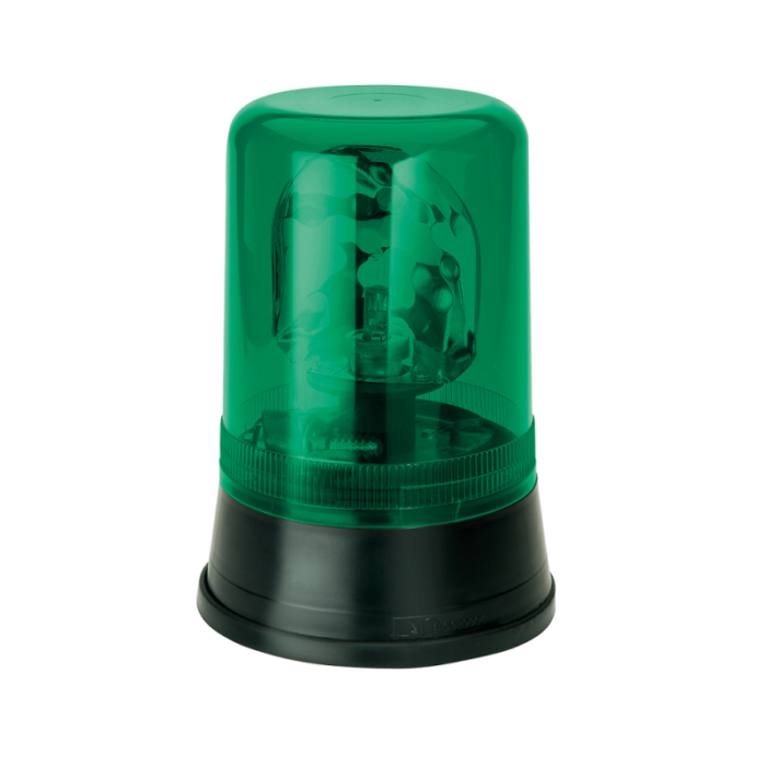 AEB 595 zwaailamp met GROEN gekleurde kap - geschikt voor 24 volt gebruik - EAN: 5414184011076