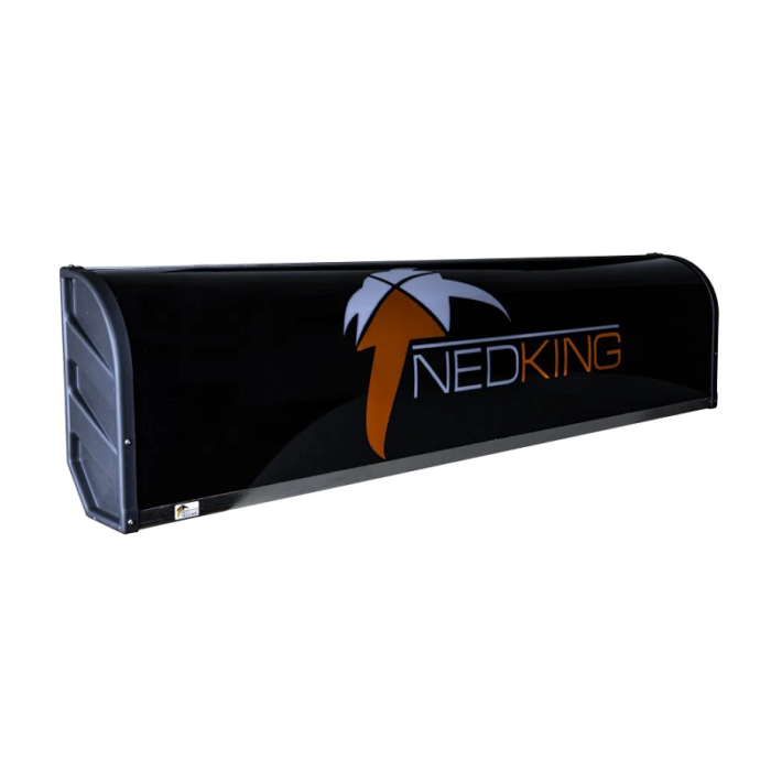 Nedking LED lichtbak 140x40x15cm - middel maat spoiler model lichtbak voor 24 volt gebruik - geschikt voor vrachtwagen montage - EAN: 7323030183301