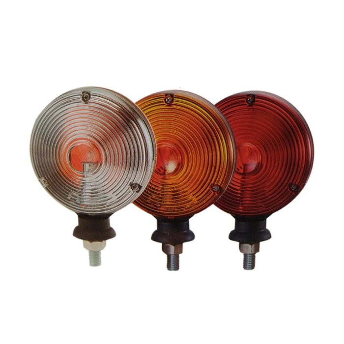 Nedking spiegellamp oranje/rood - met BA15S lampfitting - geschikt voor 12 en 24 volt gebruik - EAN: 6090431745728