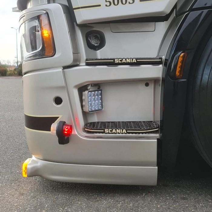 Strands vierkante LED werklamp 25w - geschikt voor vrachtwagen en trailer - EAN: 7323030171834