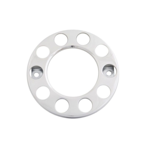 RVS wielring 22,5 inch ALU - wielring open voor vrachtwagen wiel met 10 bout gaten - geschikt voor ALU / ALCOA velg