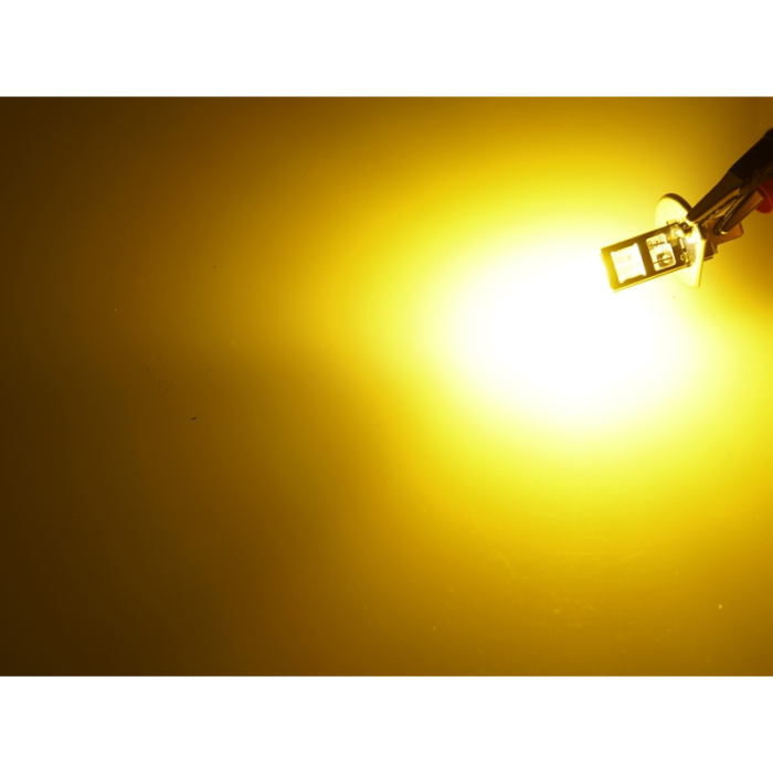 Michiba H1 halogeen lamp GEEL 24V - gele lampen die geschikt zijn voor in de vrachtwagen - LET OP lamp NIET aanraken aan het glas