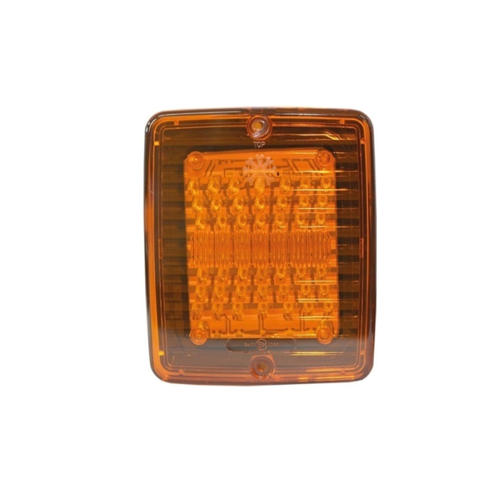 Strands IZE LED achterlicht met richtingaanwijzer functie - achterlicht Deense bumper die geschikt is voor 24 volt / vrachtwagen gebruik - met ECE R6 keurmerk - Strands 800111 - EAN: 7323030001223