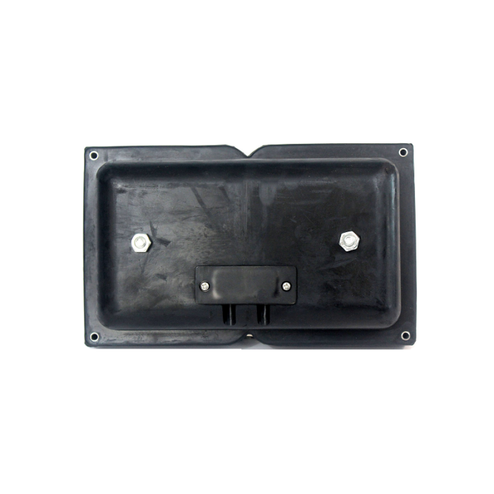 Strands IZE LED rubber behuizing DUBBEL - geschikt voor IZE LED / HELLA en LEDON lampen - BOUTMONTAGE / INBOUWMONTAGE - Deense achterbumper delen - Strands 800113 - EAN: 7323030001247