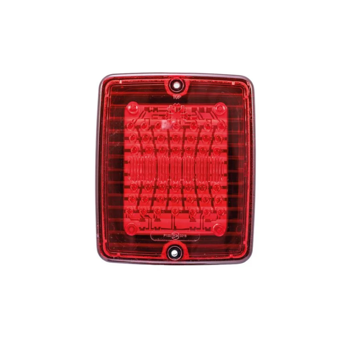 Strands IZE LED achterlicht met mistlicht functie - achterlicht Deense bumper die geschikt is voor 24 volt / vrachtwagen gebruik - met ECE R19 keurmerk - Strands 800114 - EAN: 7323030001254