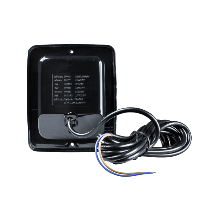 Strands IZE LED achterlicht met mistlicht functie in Dark Knight uitvoering - achterlicht Deense bumper die geschikt is voor 24 volt / vrachtwagen gebruik - met ECE R38 keurmerk - Strands 800633 - EAN: 7323030187897