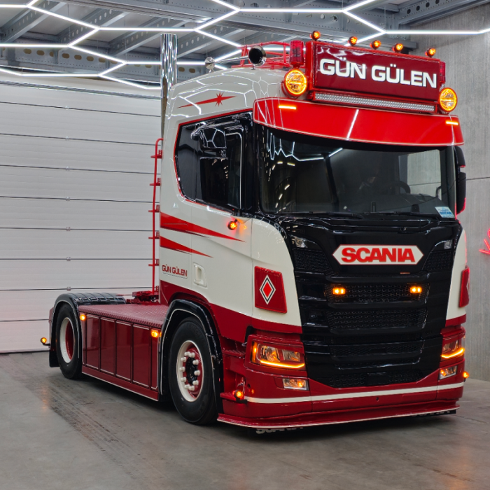 Scania hoekschilden KLEIN - Vepro 4097S / AD4097S- gemaakt door van der Heijden Truckstyling Boxtel - EAN: 6438203005661
