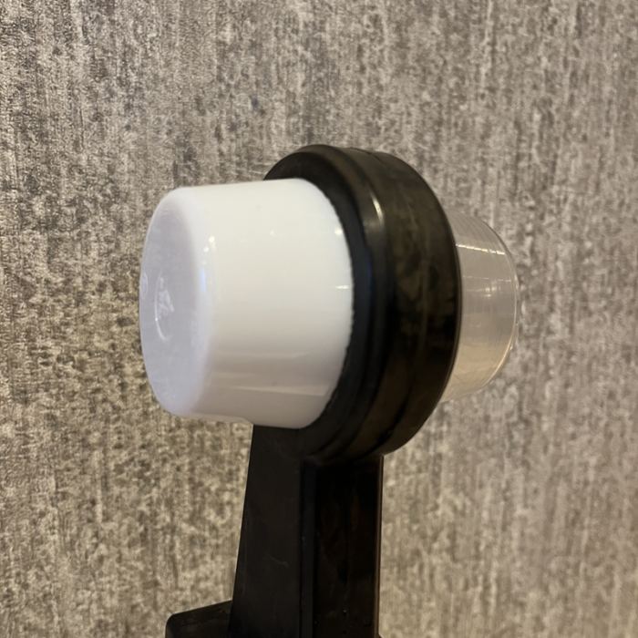 Gylle lens WIT - lampglas voor Deense breedtelamp - GYLLE MEC product - EAN: 7392847307873