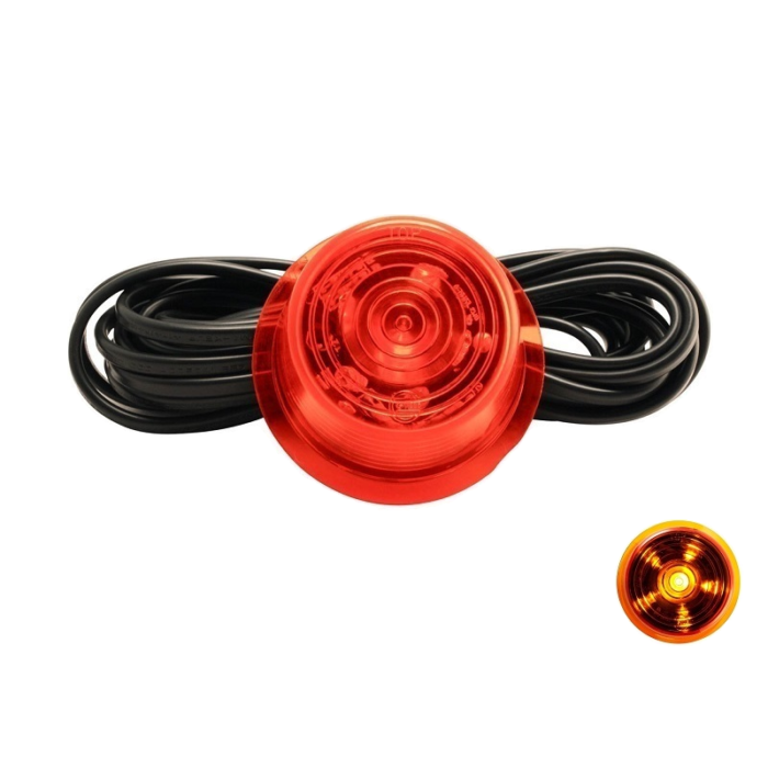 Gylle LED Modul ORANGE - LED-Modul für dänische Begrenzungsleuchte der schwedischen Marke Gylle - funktioniert mit 12 & 24 Volt - EAN: 7392847307958