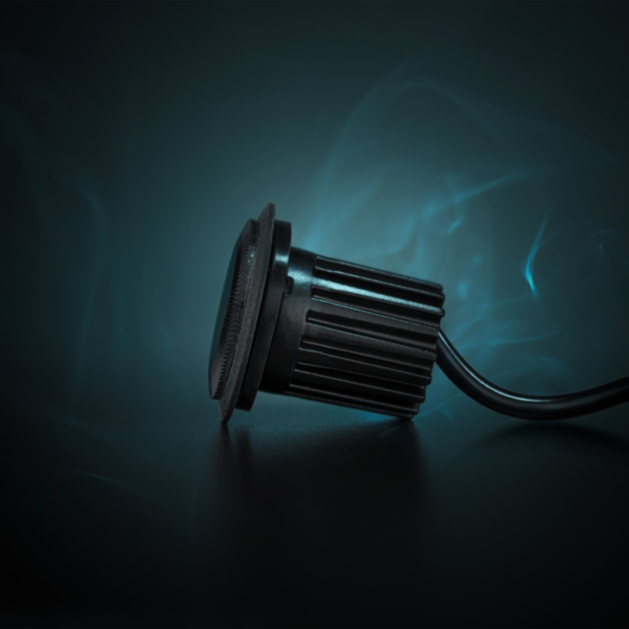 Strands Dark Knight Gloria LED flitser ORANJE met donker / smoke glas - LED strobe met ECE R65 keurmerk - Strands 850419 - EAN: 7350133816621
