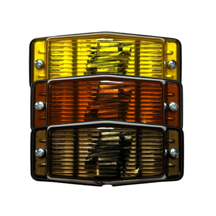 Dubbelbrander met geel glas