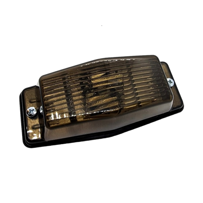 Dubbelbrander HELDER met donker / smoke lamp glas - geschikt voor 12 en 24 volt gebruik - dubbelpolige lamp voor auto, vrachtwagen, trailer en meer - EAN: 6090539824875