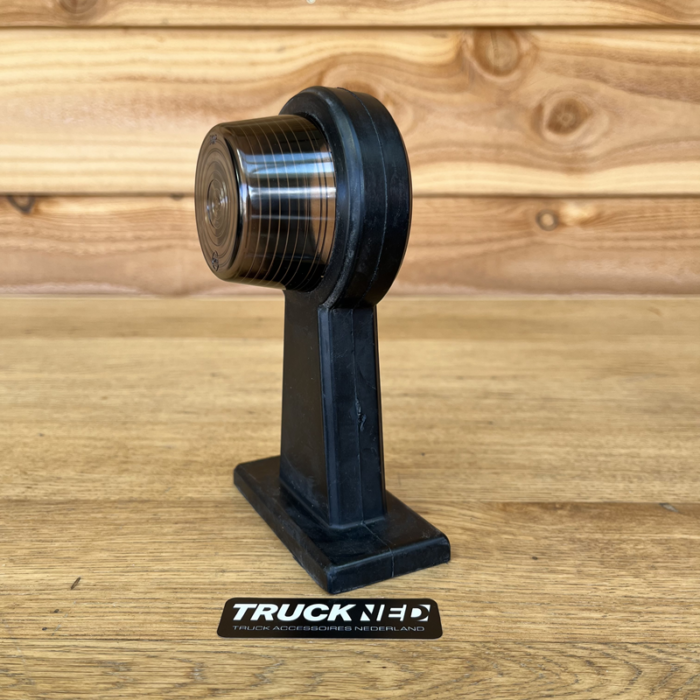Gylle lens helder - BLACK-LINE - los lampglas voor de Deense breedtelamp - max r5w lamp onder het glaasje steken - geschikt voor de rubber breedtelamp van het Zweedse merk Gylle - past ook in Horpol, WAS en Strands breedtelamp