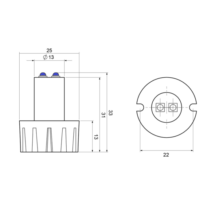 Dimensions TN-626315-BL