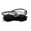 Hidemish LED inbouw flitser ORANJE - LED waarschuwingslamp voor 12 & 24 volt gebruik - koplamp flitser AMBER - met 3.15m kabel - AEB Belgium product -