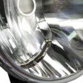 HIDE AWAY strobo lamp ORANJE / AMBER gemonteerd in een Hella verstraler met losse T10 fitting