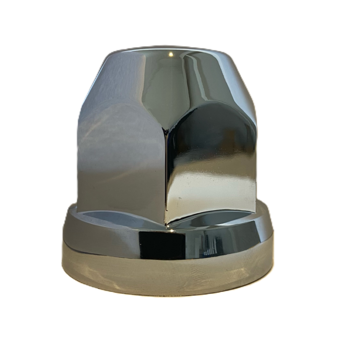 Ruspa kunststof wielmoerdoppen 32mm - 46 mm hoog - wielaccessoire die geschikt is voor een DAF, MAN, Mercedes en Iveco vrachtwagen - chrome accessoire voor de wielen