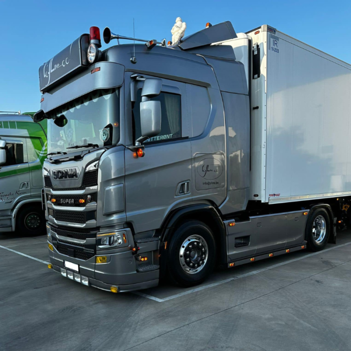 Scania truck uitgerust met een Hadley