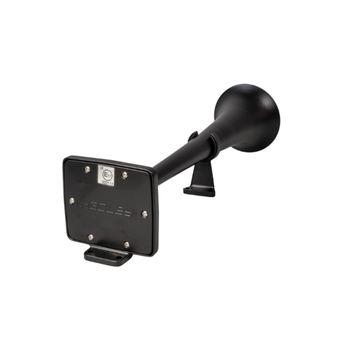Hadley luchthoorn 49cm - black edition uitvoering - 130 dB - Hadley H00890BCE - aansluiting 6mm PTC