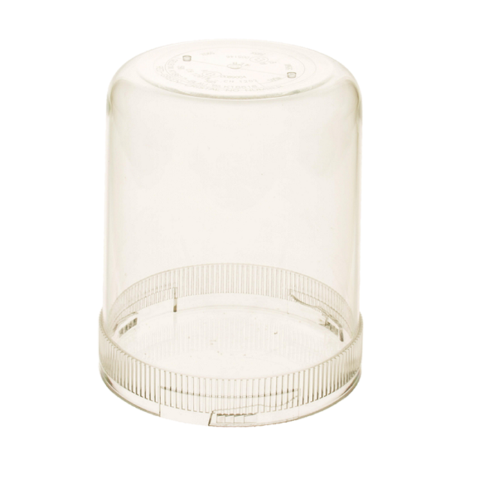 AEB 590 zwaailamp met opsteek voet en HELDER gekleurde kap - geschikt voor 24 volt gebruik - EAN: 5414184010680