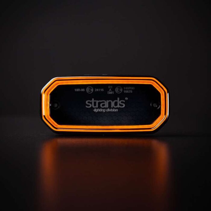 Strands FOR9T Scale positielicht oranje - 5.0 meter kabel - eenvoudige montage gegarandeerd - Strands 850452 - EAN: 7323030191719