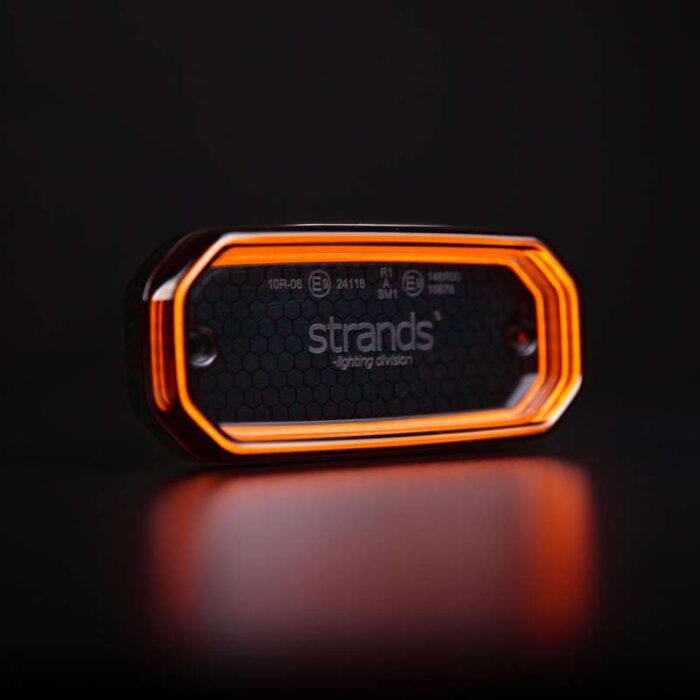 Strands FOR9T Scale positielicht oranje - 5.0 meter kabel - eenvoudige montage gegarandeerd - Strands 850452 - EAN: 7323030191719