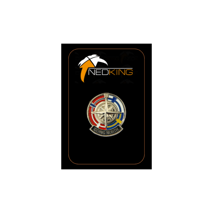 PIN - Going North - TN-501039 - personaliseer je cabine - metalen pin - Nedking