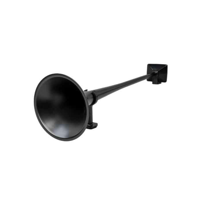 Hadley luchthoorn 95cm - black edition uitvoering - 130 dB - Hadley H00868BCE - aansluiting 6mm PTC