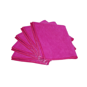 5 microvezeldoeken ROZE