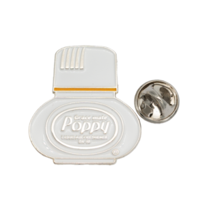 PIN - Poppy Grace Mate Jasmin - TN-501006 - nostalgie op je dashboard - metalen pin - Nedking