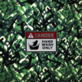 PIN - Danger Hand Wash Only - TN-501049 - puur vakmanschap - metalen pin - Nedking