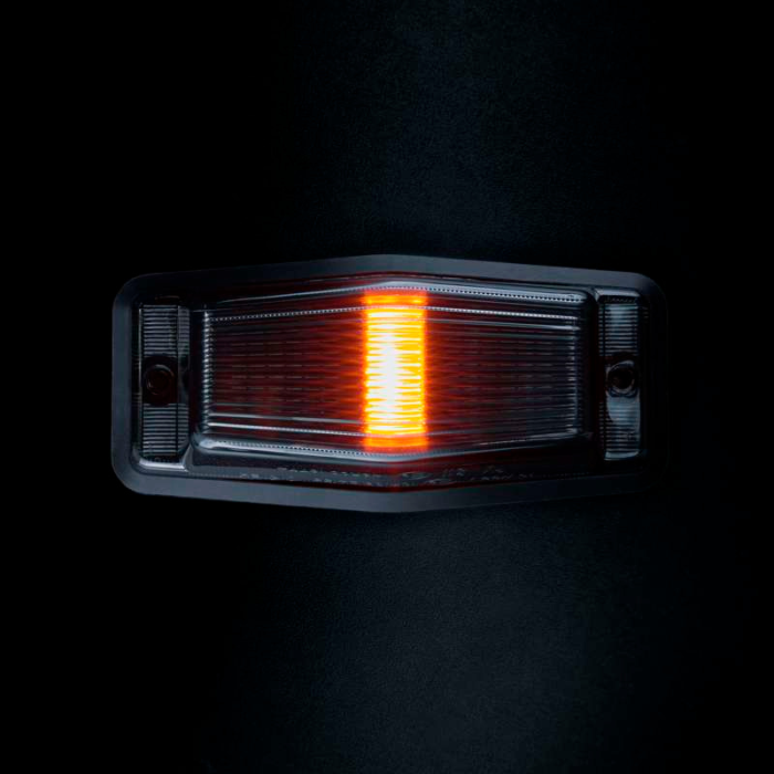 Strands IZE LED dubbelbrander Black Bullet DUAL COLOR dubbelbrander met flitser - ECE R148 en ECE R65 goedkeuring - voor 12 & 24 volt - EAN: 7323030192266