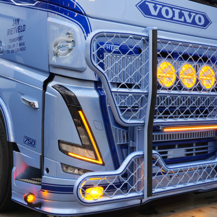 Hoekschilden set Volvo FH5 - Geschikt voor Volvo FH4B en FH5 - Vepro 4405S - ABS-PMMA - Truckstyling