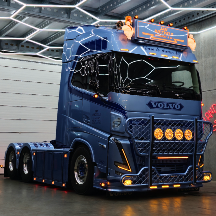 Hoekschilden set Volvo FH5 - Geschikt voor Volvo FH4B en FH5 - Vepro 4405S - ABS-PMMA - Truckstyling