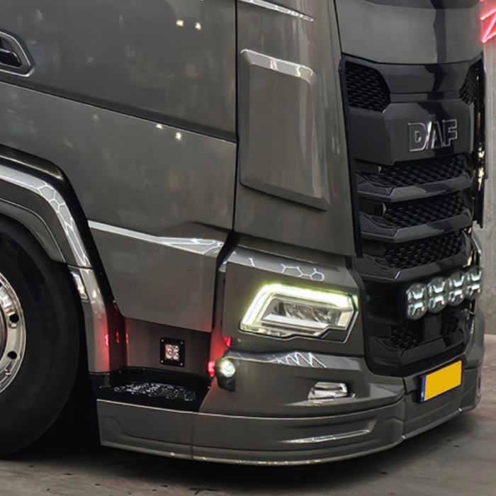 Hoekschilden set DAF NG - Geschikt voor DAF XF - XG - XG+ 2022+ - Vepro 4413S -Montagehandleiding - ABS-PMMA - Truckstyling