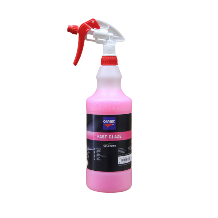 Cartec Fast Glaze 1 liter - inclusief vernevelaar - professionele detailer -langdurig resultaat - siliconenvrij - EAN: 8716255106856