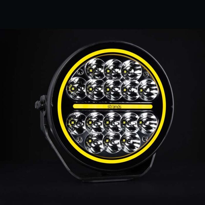Siberia XP Driving Light 7 inch verstraler - tweekleurig standlicht - geschikt voor 12 en / of 24 volt gebruik - Strands 270985 - 16 LED punten - EAN: 7323030193294