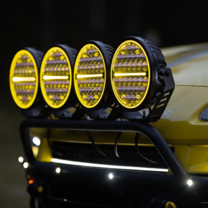 Siberia XP Driving Light 9 inch verstraler - tweekleurig standlicht - geschikt voor 12 en / of 24 volt gebruik - Strands 270992 - 34 LED punten - EAN: 7323030193324
