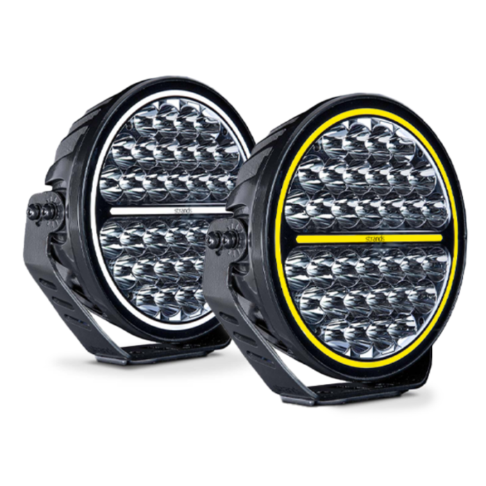 Siberia XP Driving Light 9 inch verstraler - tweekleurig standlicht - geschikt voor 12 en / of 24 volt gebruik - Strands 270992 - 34 LED punten - EAN: 7323030193324