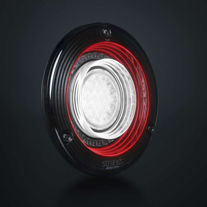 Strands FOR9T Orbi mist - achteruitrijlicht - ECE R148 - 800652 - 3 kamer LED achterlicht - geschikt voor 12&24V - IP67