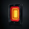 Vierkant achterlicht - met remlicht, achterlicht en dynamische richtingaanwijzer - FOR9T serie