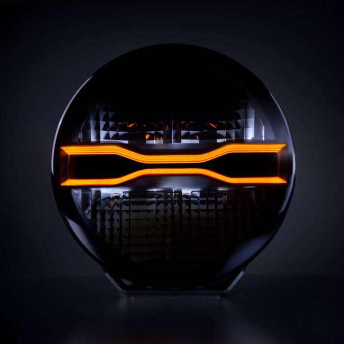 Strands FOR9T Dragon Drive 9 inch - 270969 - DUAL COLOR standlicht oranje / wit - 12.000 Lumen - ECE R148, ECE R149 - EAN: 7323030193522