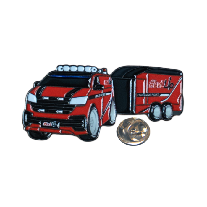 PIN - #LvLUp - TN-501051 - nostalgie op je dashboard - metalen pin - Nedking