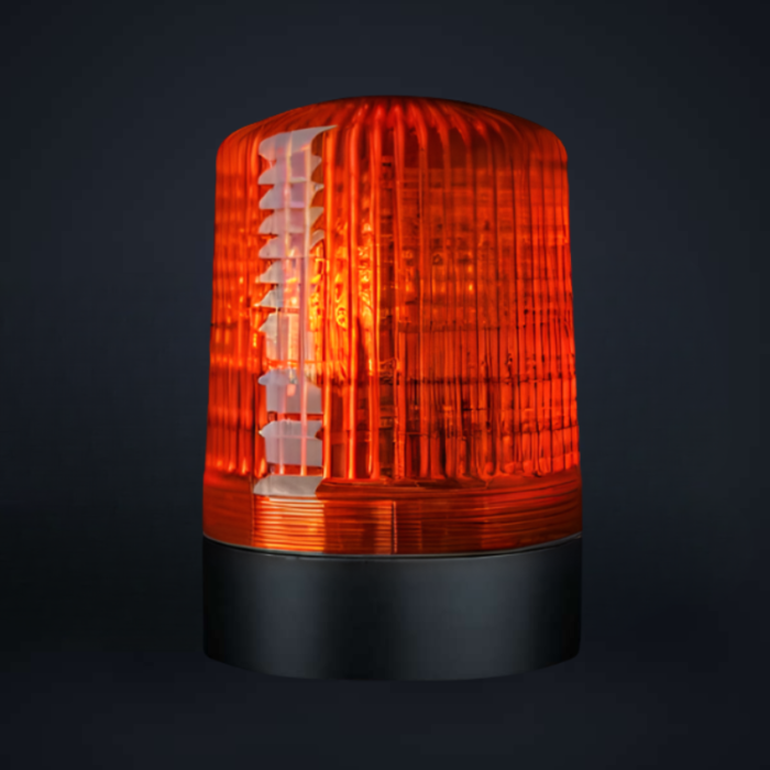 Strands IZE LED Lighthouse zwaailamp oranje - ECE R65 - 12&24 volt - 2LED's - Hella KL-7000