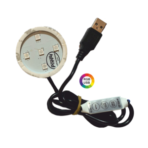 Poppy USB LED lamp RGB - USB-A aansluiting - TN-500221 - met schakelaar - EAN: 7111308063413