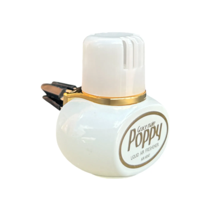 Mini Poppy Grace Mate Jasmin - EAN: 8720938228810 - luchtverfrisser voor je auto, truck en camper - past in je ventilatierooster - 20ml