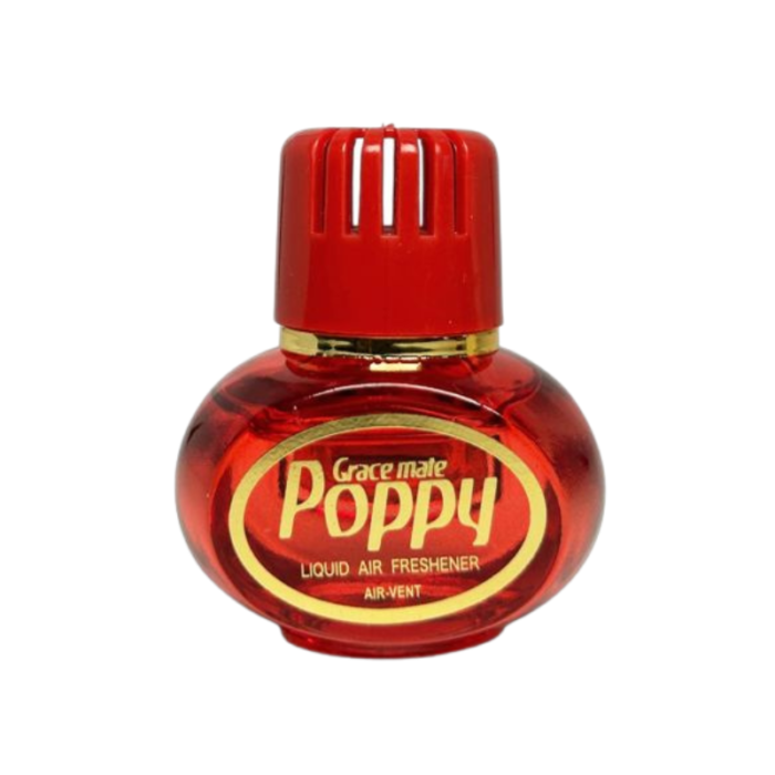 Mini Poppy Grace Mate Cherry - EAN: 8720938228803 - luchtverfrisser voor je auto, truck en camper - past in je ventilatierooster - 20ml